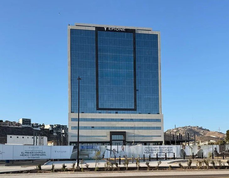 Torre Epione terminada, Epione Medical Plaza en Ensenada